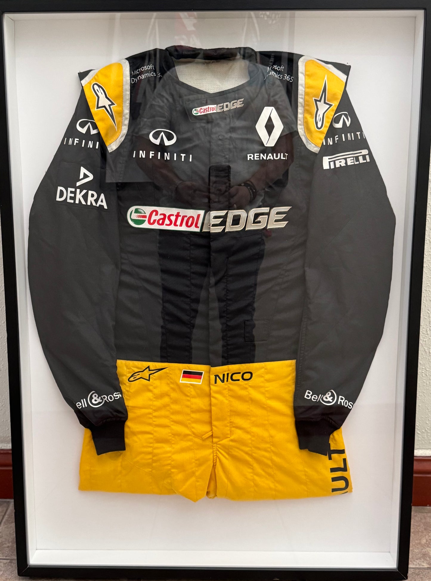 🔥 Traje Usado en Carrera por Nico Hülkenberg – Renault F1