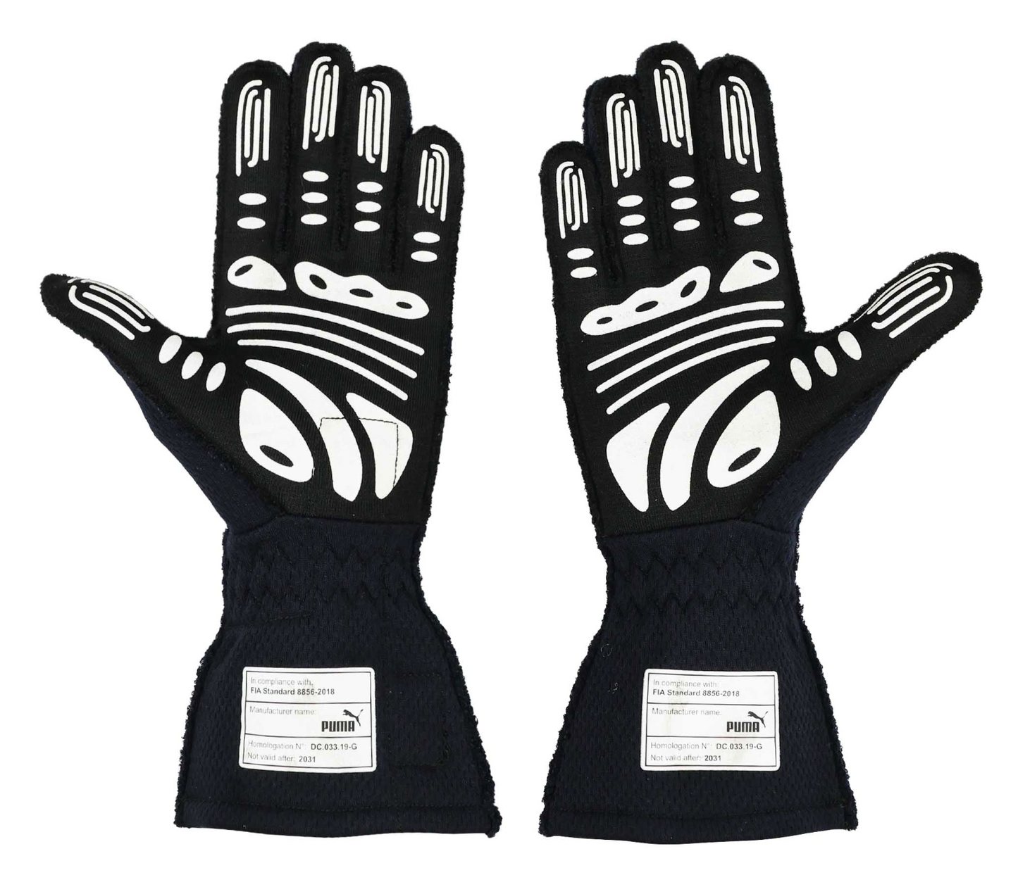 Guantes Puma Usados por Max Verstappen – Temporada 2021 | Campeonato Más Disputado de la Historia